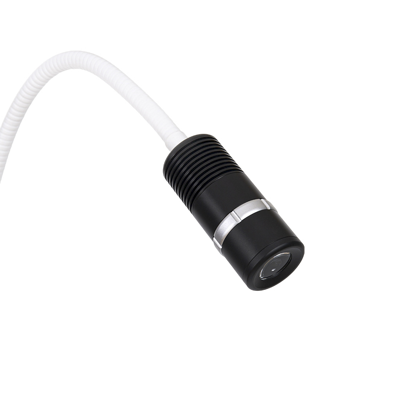 Lampa badawcza LED o mocy 12 W i regulowanej wielkości plamki oraz jasności
