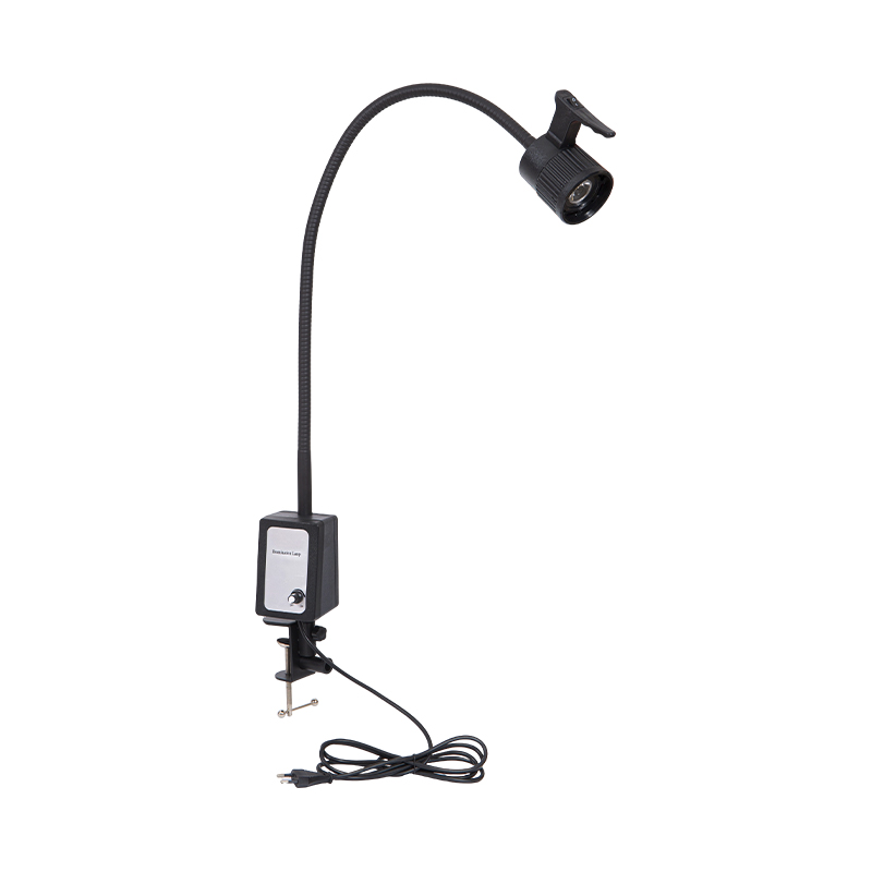 Lampa stołowa LED typu „gęsia szyja” o mocy 9 W, z klipsem Lampa stołowa LED typu „gęsia szyja” o mocy 9 W, z klipsem