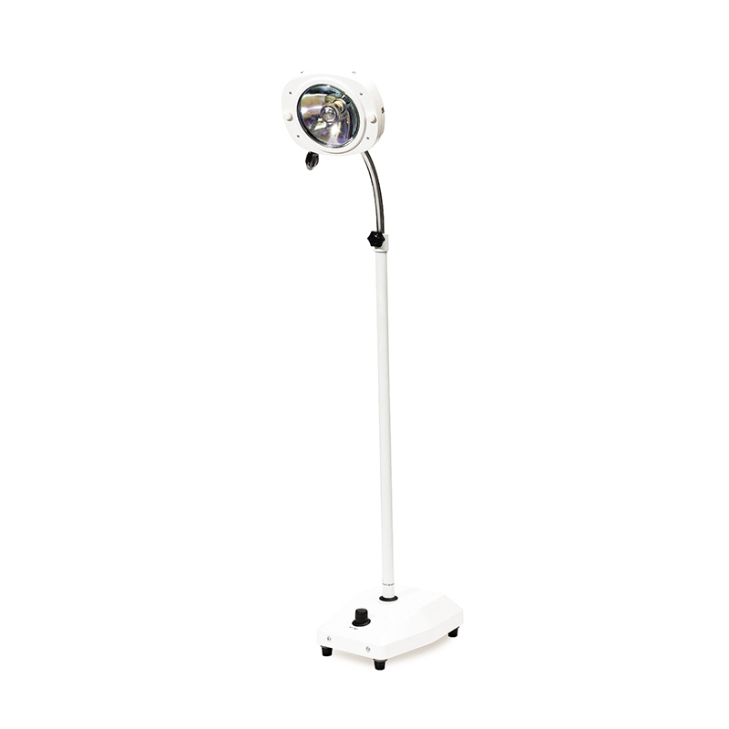 Lampa badawcza z żarówką halogenową o mocy 25 W i stojakiem z jednym otworem