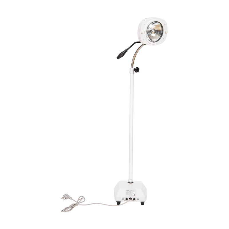 Lampa badawcza z żarówką halogenową o mocy 25 W i stojakiem z jednym otworem Lampa badawcza z żarówką halogenową o mocy 25 W i stojakiem z jednym otworem