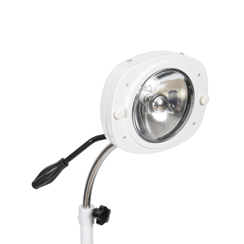 Lampa badawcza z żarówką halogenową o mocy 25 W i stojakiem z jednym otworem Lampa badawcza z żarówką halogenową o mocy 25 W i stojakiem z jednym otworem