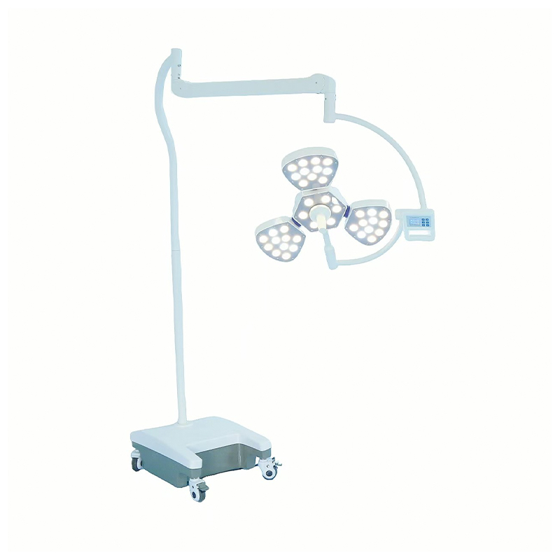 Mobilna, stojąca lampa chirurgiczna Petal 3 LED, bezcieniowa