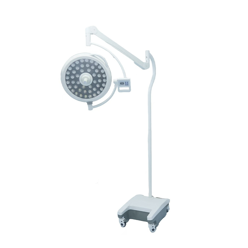 Mobilna, bezcieniowa lampa chirurgiczna LED o mocy 48 W z kółkami